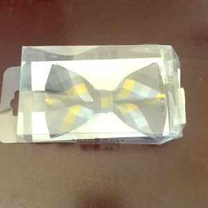 Gold and Black Bow Tie